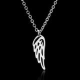 Rinhoo Stainless Steel Unisex Long Chain Small Lightning Pendant Necklace