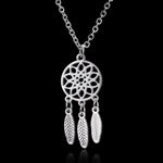 Rinhoo Stainless Steel Unisex Long Chain Small Lightning Pendant Necklace